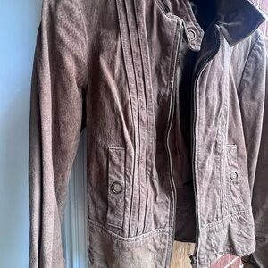 Le Chateau woman Leather Jacket size small